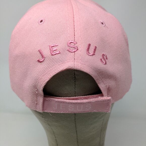 Christian Women’s Hat Proverbs 31 Women Of Faith Jesus Cap Pink Adjustable - Picture 9 of 12